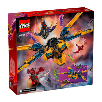 LEGO 71833 NINJAGO JET SUPER STORM DI RAS E ARIN