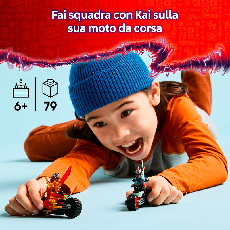 LEGO 71838 GARA DI VELOCITÀ SULLA MOTO DI KAI