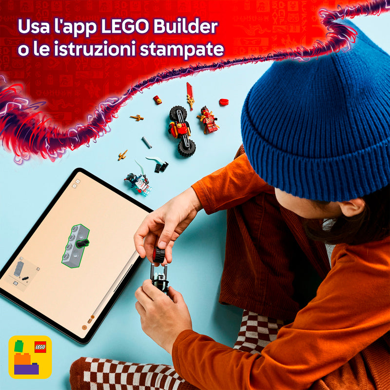 LEGO 71838 GARA DI VELOCITÀ SULLA MOTO DI KAI