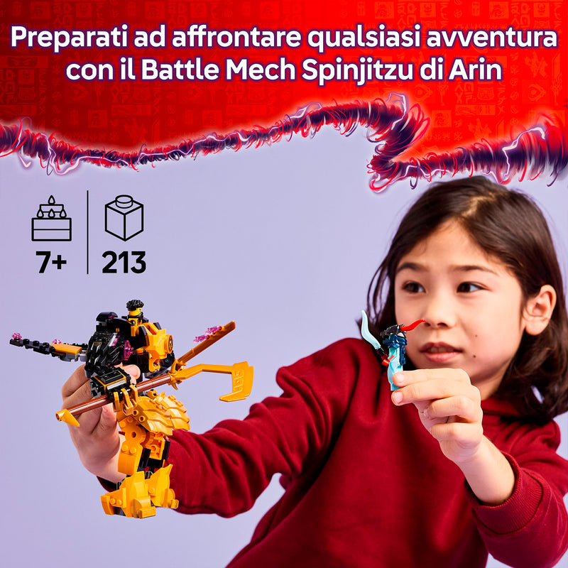 LEGO 71839 BATTLE MECH SPINJITZU DI ARIN