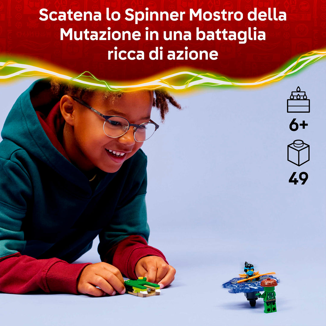 LEGO 71849 NYA CONTRO SPINNER MOSTRO DELLA MUTAZIONE