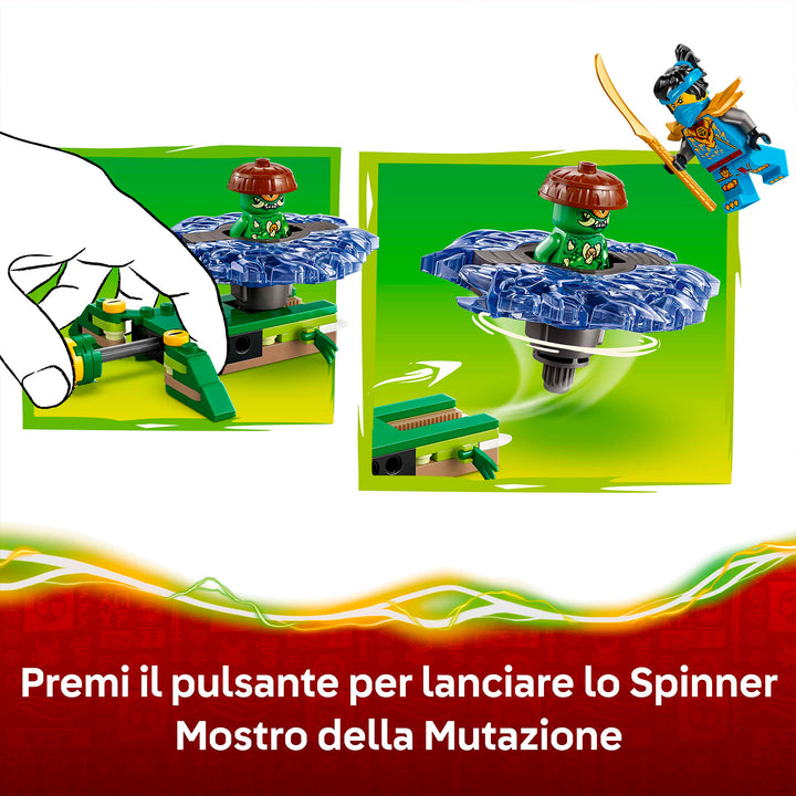 LEGO 71849 NYA CONTRO SPINNER MOSTRO DELLA MUTAZIONE