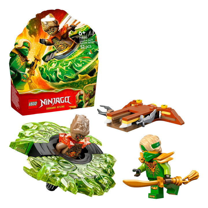 LEGO 71850 LLOYD CONTRO SPINNER MOSTRO DELLA TERRA