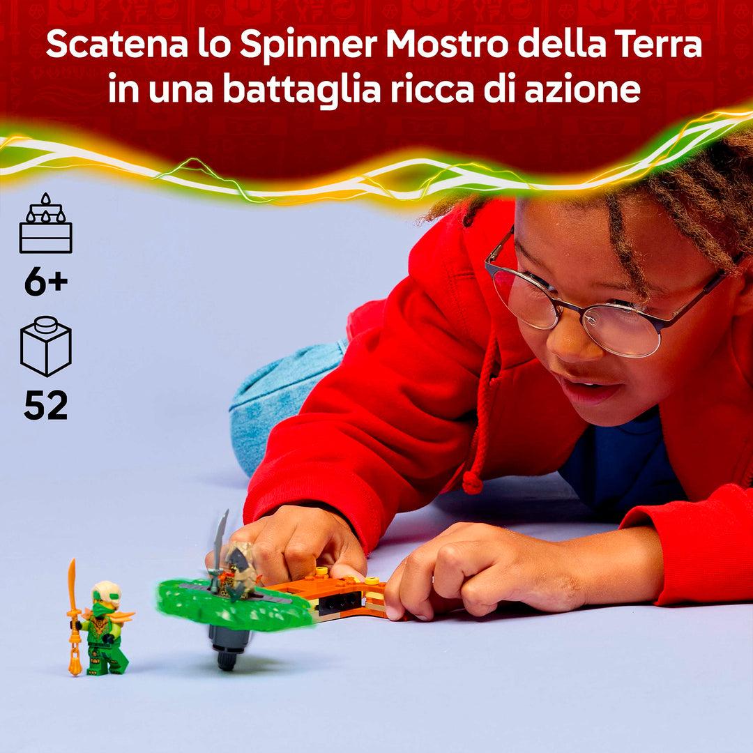 LEGO 71850 LLOYD CONTRO SPINNER MOSTRO DELLA TERRA