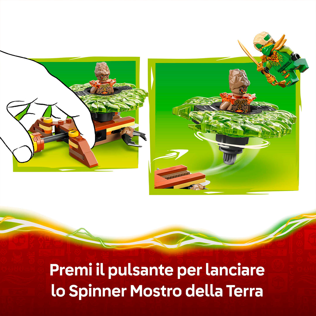 LEGO 71850 LLOYD CONTRO SPINNER MOSTRO DELLA TERRA