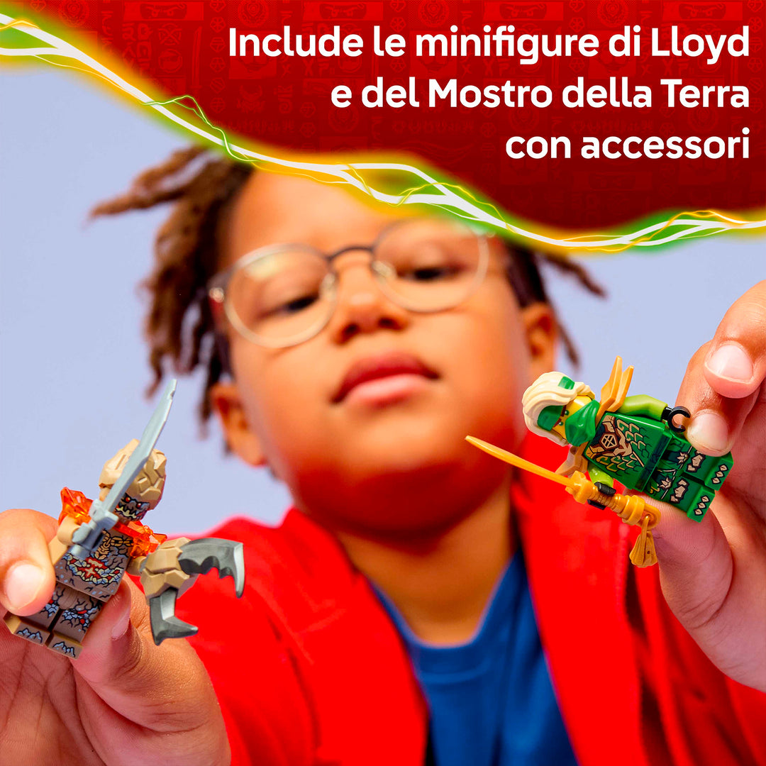 LEGO 71850 LLOYD CONTRO SPINNER MOSTRO DELLA TERRA