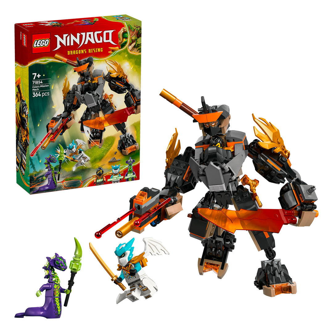 LEGO 71854 MECH DELLA MISSIONE DI COLE E DRAGO ZANE