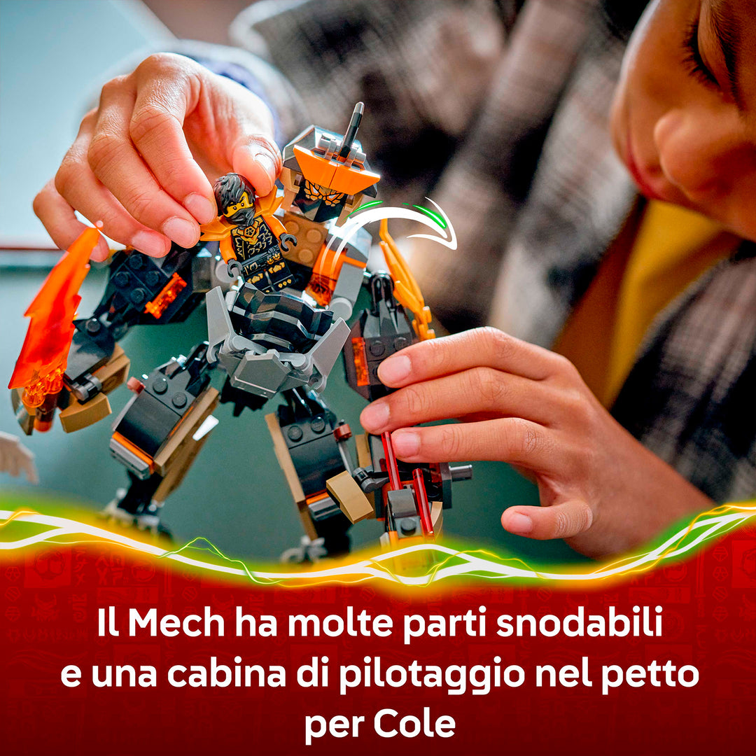 LEGO 71854 MECH DELLA MISSIONE DI COLE E DRAGO ZANE