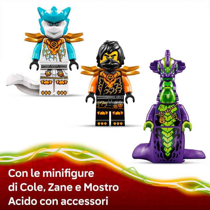 LEGO 71854 MECH DELLA MISSIONE DI COLE E DRAGO ZANE