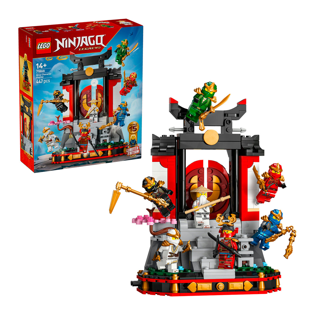 LEGO 71866 DISPLAY PERSONAGGI NINJA 15° ANNIVERSARIO