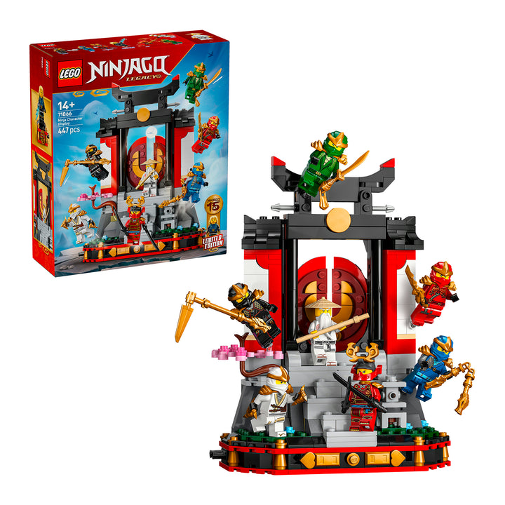 LEGO 71866 DISPLAY PERSONAGGI NINJA 15° ANNIVERSARIO