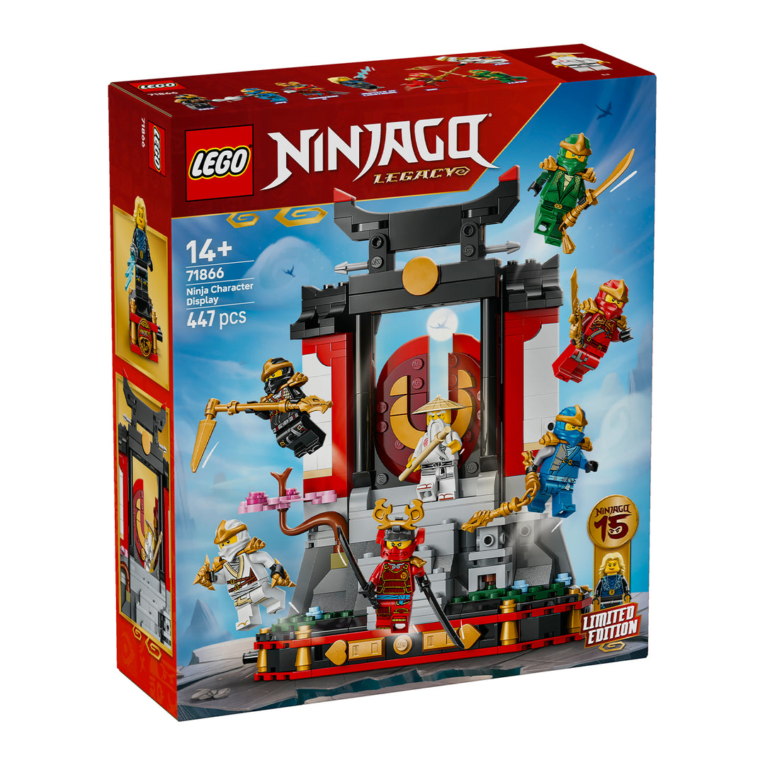 LEGO 71866 DISPLAY PERSONAGGI NINJA 15° ANNIVERSARIO