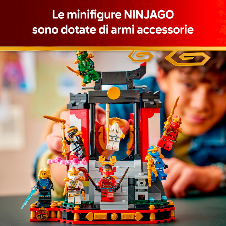 LEGO 71866 DISPLAY PERSONAGGI NINJA 15° ANNIVERSARIO