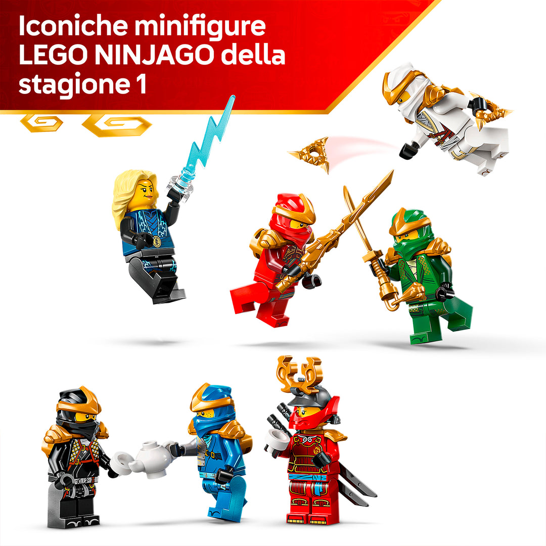 LEGO 71866 DISPLAY PERSONAGGI NINJA 15° ANNIVERSARIO