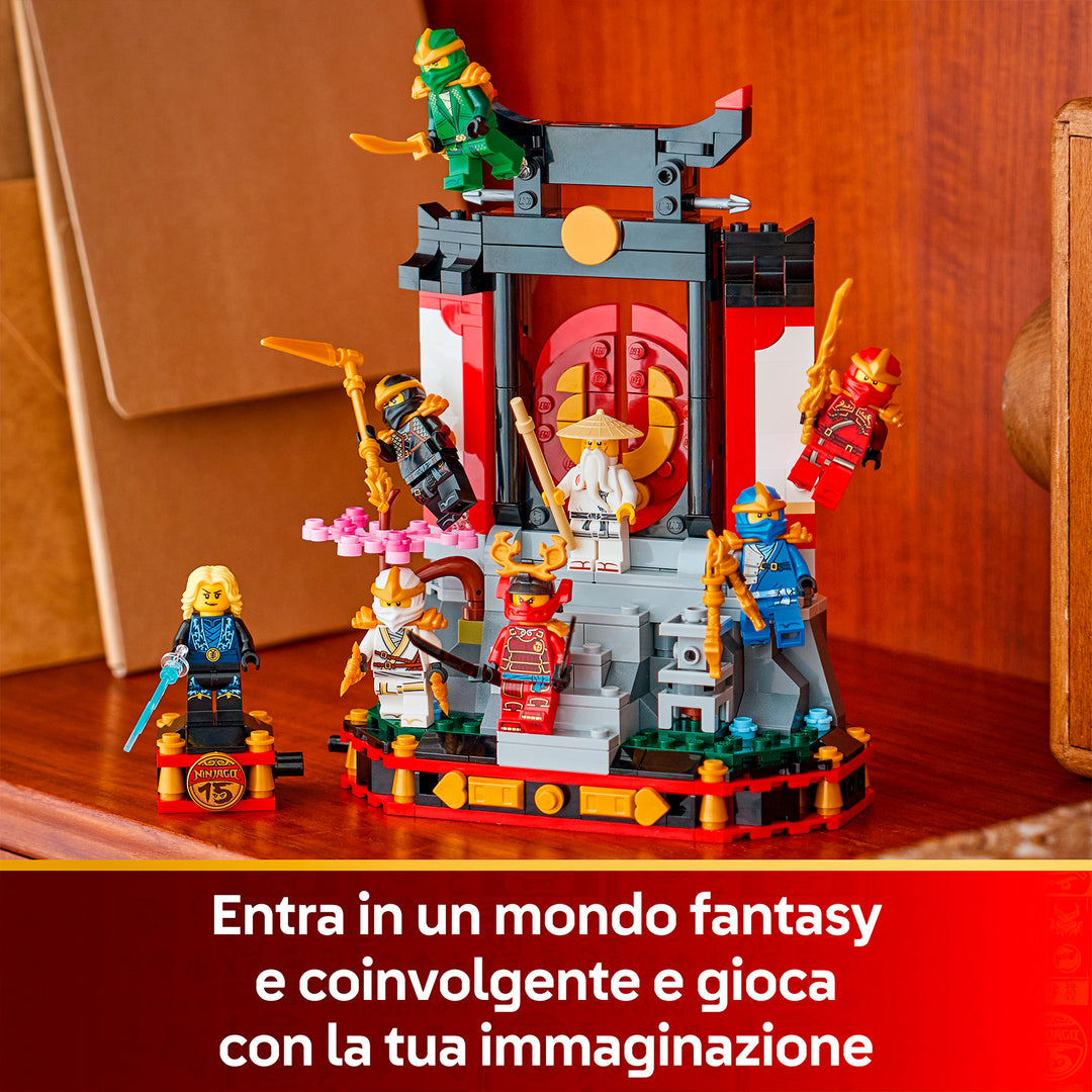 LEGO 71866 DISPLAY PERSONAGGI NINJA 15° ANNIVERSARIO