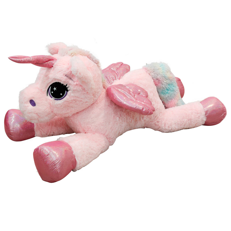 PELUCHE UNICORNO ERYN SDRAIATO 120CM