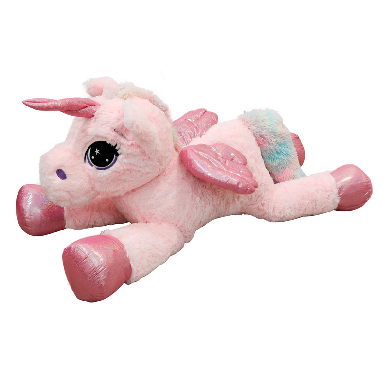 PELUCHE UNICORNO ERYN SDRAIATO 100CM