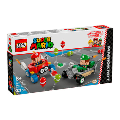 LEGO 72034 SUPER MARIO MARIO KART: BABY MARIO VS BABY LUIGI