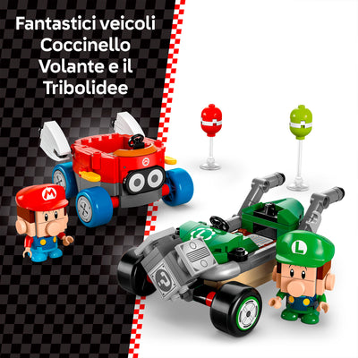 LEGO 72034 SUPER MARIO MARIO KART: BABY MARIO VS BABY LUIGI