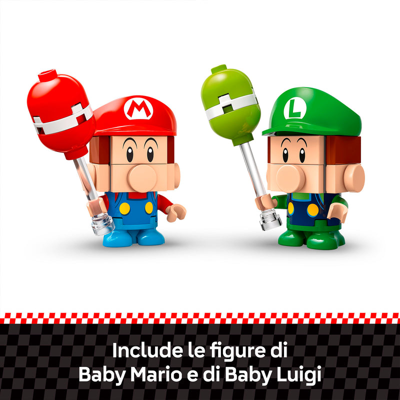 LEGO 72034 SUPER MARIO MARIO KART: BABY MARIO VS BABY LUIGI