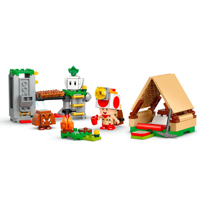 LEGO 72040 IN CAMPEGGIO CON CAPITAN TOAD