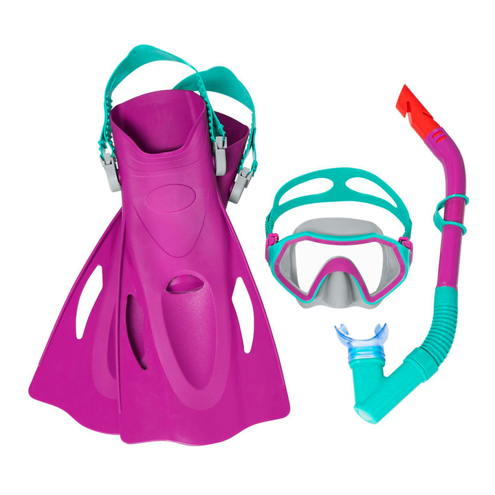 BW25046 SET SNORKELING CON PINNE CRUSADER 7-14 ANNI