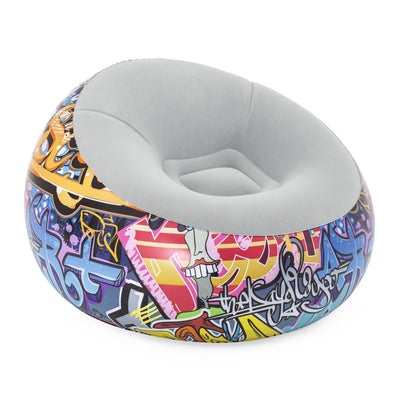 BW75075 POLTRONA POUF GRAFFITI 112X112X66CM