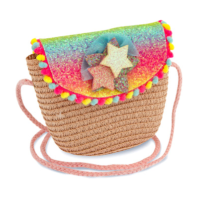 ECO BAG ARCOBALENO CON TRACOLLA