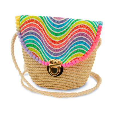 ECO BAG ARCOBALENO CON TRACOLLA