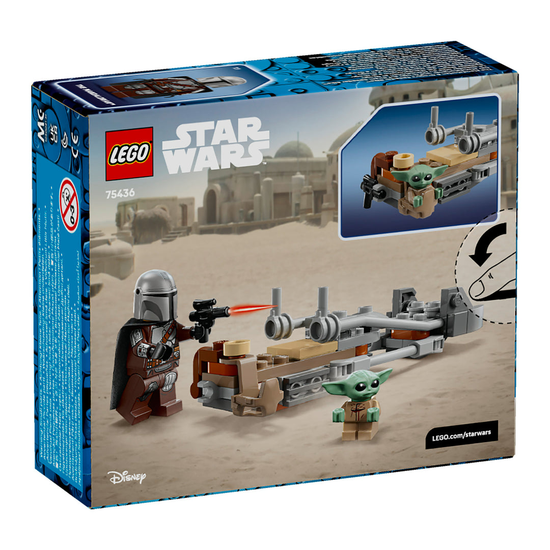 LEGO 75436 SPEEDER BIKE DEL MANDALORIANO E DI GROGU