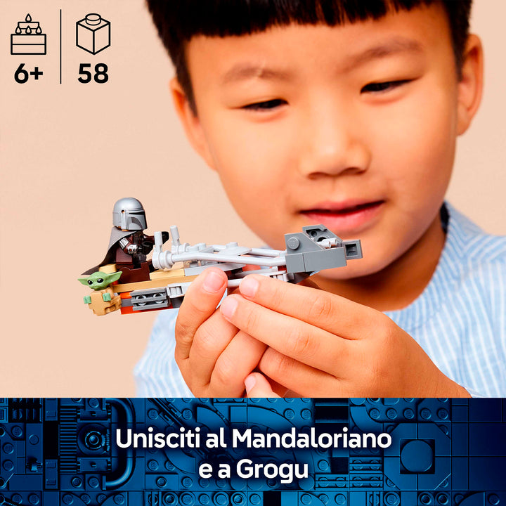 LEGO 75436 SPEEDER BIKE DEL MANDALORIANO E DI GROGU
