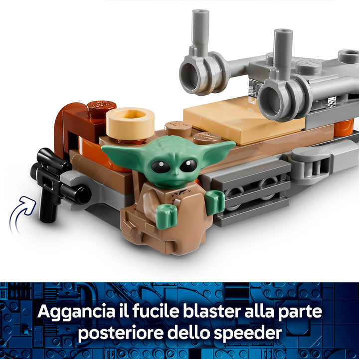 LEGO 75436 SPEEDER BIKE DEL MANDALORIANO E DI GROGU