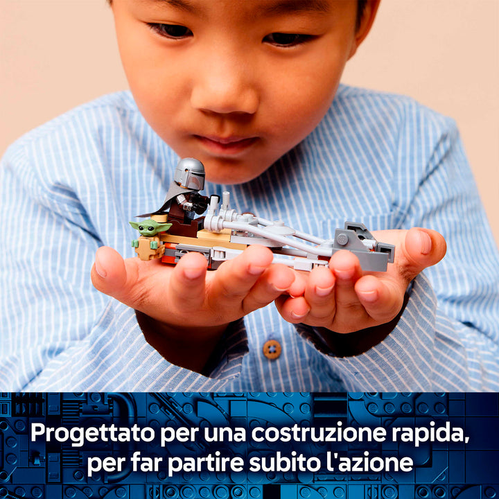 LEGO 75436 SPEEDER BIKE DEL MANDALORIANO E DI GROGU