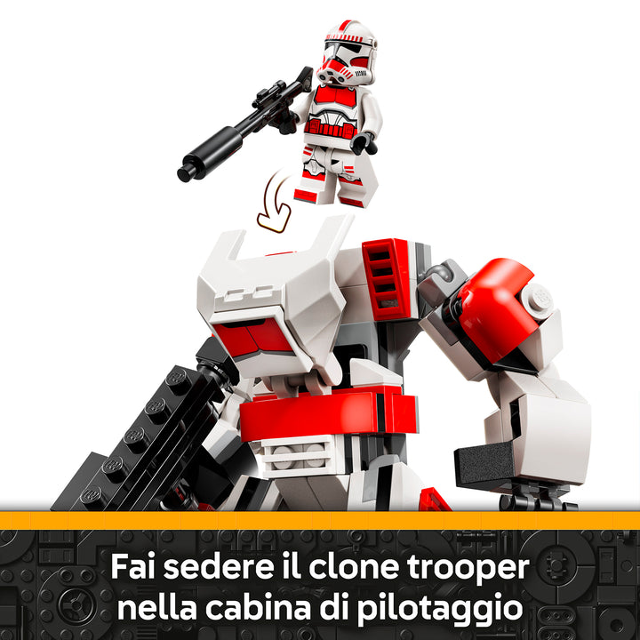LEGO 75448 MECH CLONE SHOCK TROOPER