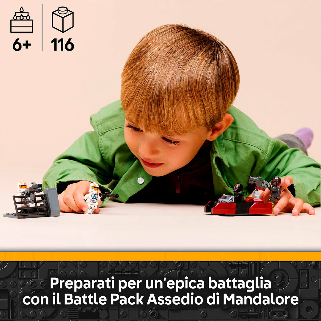 LEGO 75449 BATTLE PACK ASSEDIO DI MANDALORE