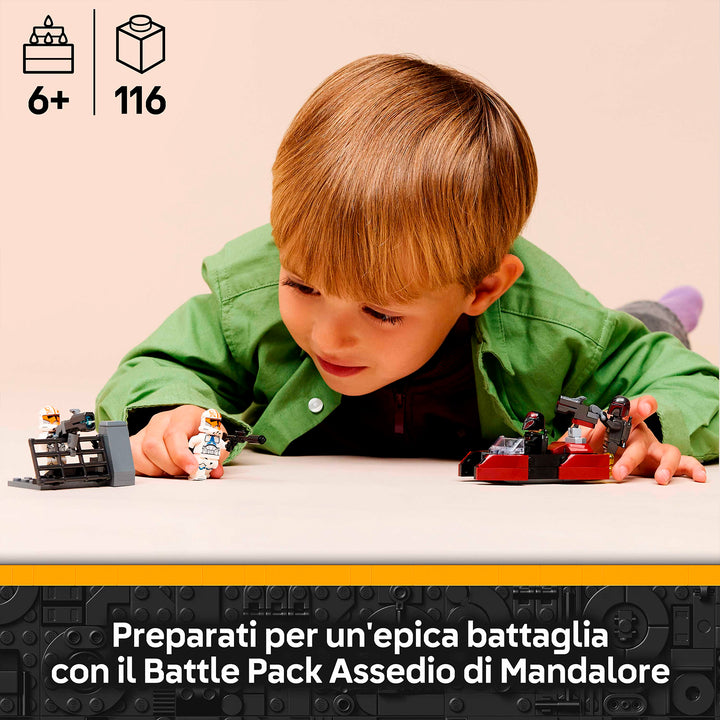 LEGO 75449 BATTLE PACK ASSEDIO DI MANDALORE