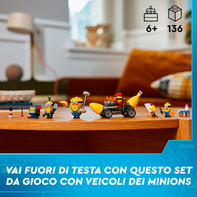 LEGO 75580 I MINIONS E L'AUTO BANANA