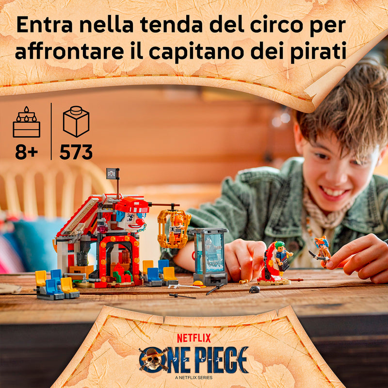 LEGO 75637 LA TENDA DEL CIRCO DI BAGY IL CLOWN