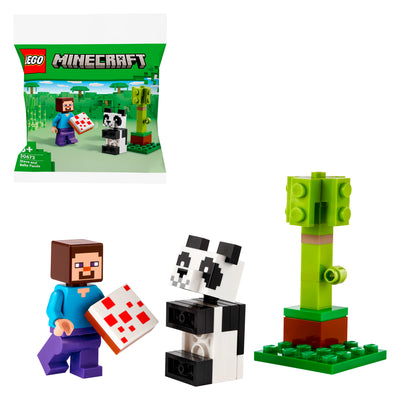 LEGO 30672 MINECRAFT STEVE E BABY PANDA