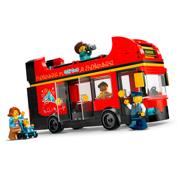 LEGO 60407 AUTOBUS TURISTICO ROSSO A DUE PIANI