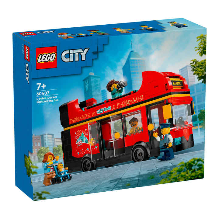 LEGO 60407 AUTOBUS TURISTICO ROSSO A DUE PIANI