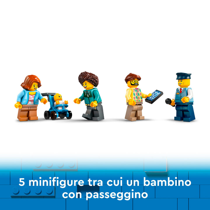 LEGO 60407 AUTOBUS TURISTICO ROSSO A DUE PIANI