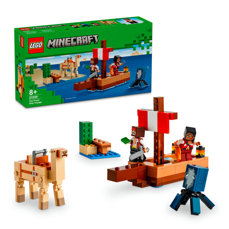 LEGO 21259 MINECRAFT IL VIAGGIO DEL GALEONE DEI PIRATI