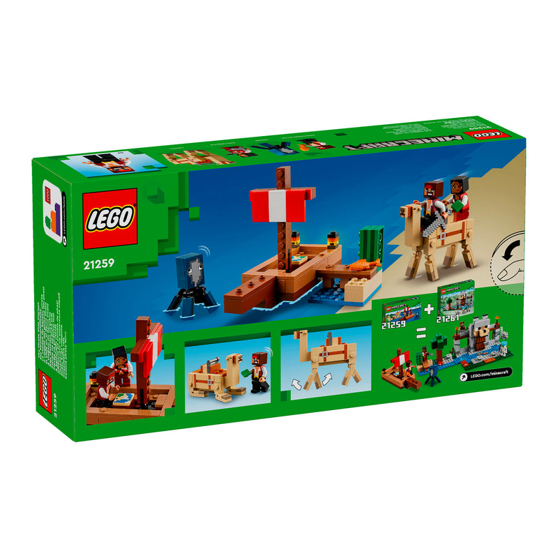 LEGO 21259 MINECRAFT IL VIAGGIO DEL GALEONE DEI PIRATI