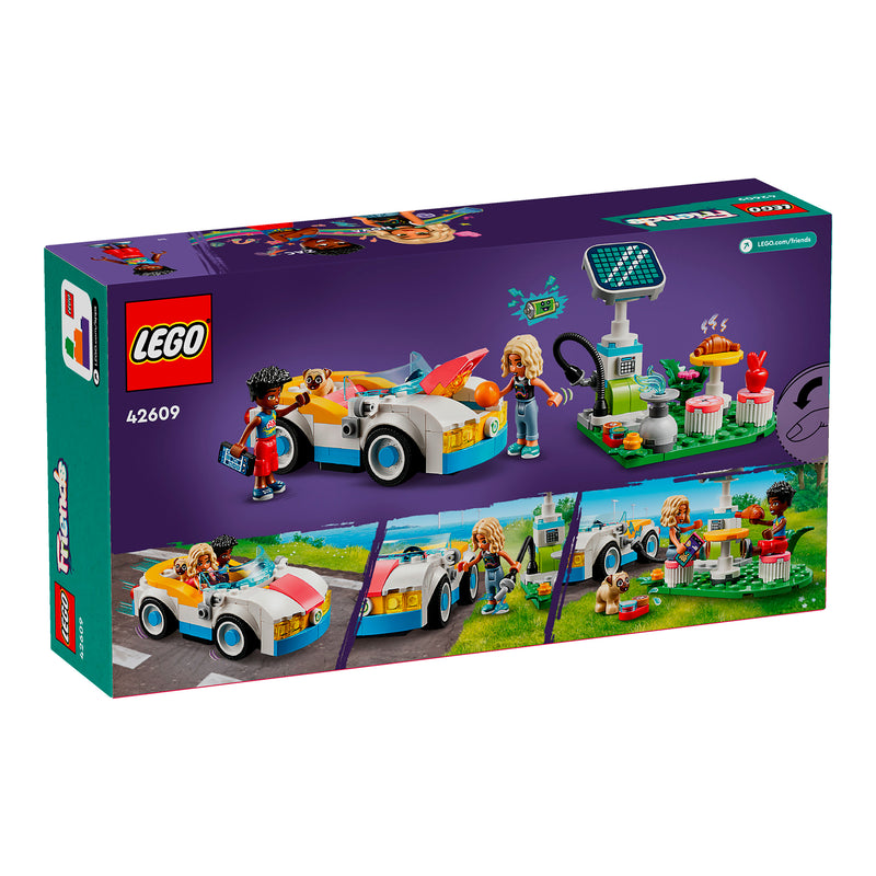 LEGO 42609 FRIENDS AUTO ELETTRICA E CARICABATTERIE