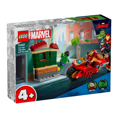 LEGO 76287 SUPER HEROES IRON MAN CON MOTO E THE HULK