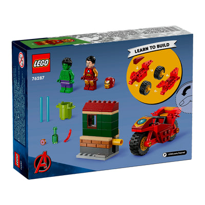 LEGO 76287 SUPER HEROES IRON MAN CON MOTO E THE HULK