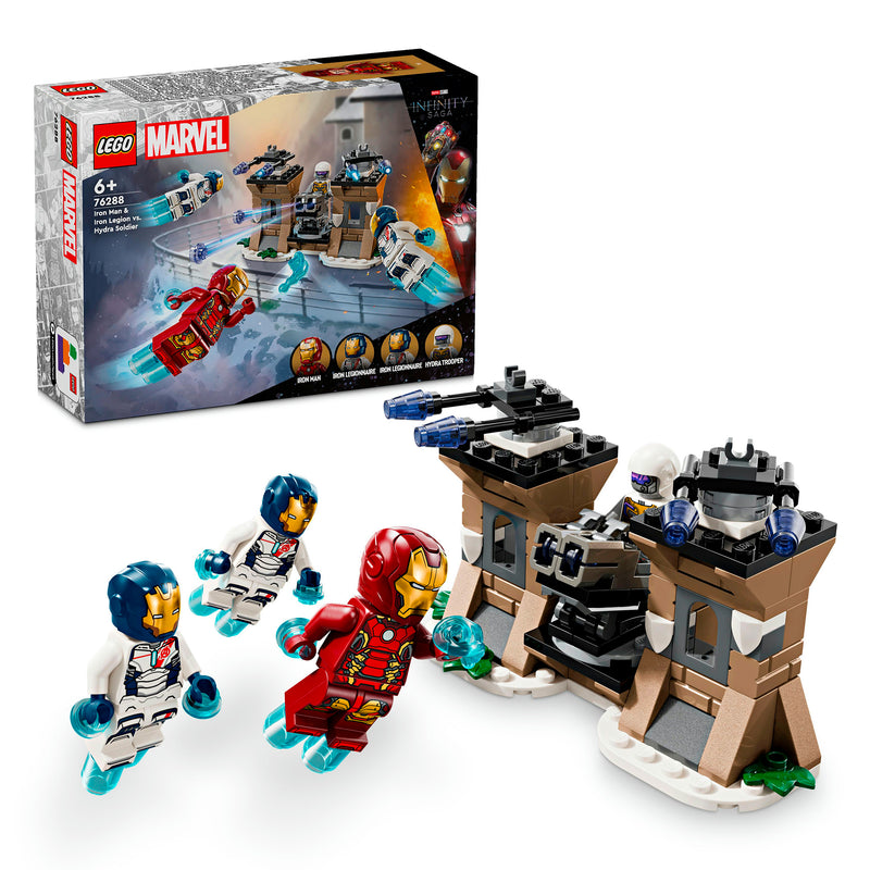 LEGO 76288 SUPER HEROES IRON MAN E LEGIONE DI FERRO VS SOLDATO HYDRA