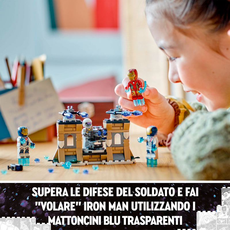 LEGO 76288 SUPER HEROES IRON MAN E LEGIONE DI FERRO VS SOLDATO HYDRA