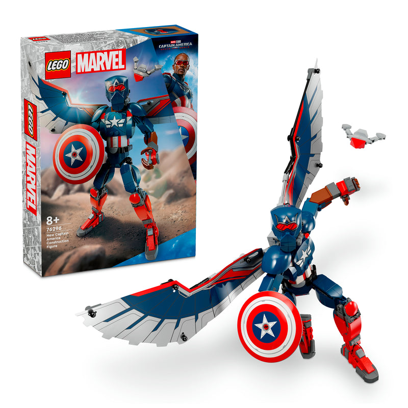 LEGO 76296 SUPER HEROES NUOVO PERSONAGGIO COSTRUIBILE DI CAPTAIN AMERICA